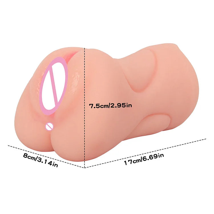 3 In 1 Triple Holes Inverted Model Male Masturbation Cup