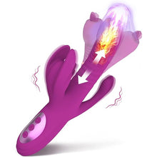 Load image into Gallery viewer, Trident 4-in-1 Heating Telescopic Swinging Tongue-licking Vibrator