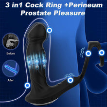 Load image into Gallery viewer, Asura App Control Wiggling &amp; Tapping Prostate Massager with Dual Cock Rings