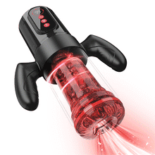 Load image into Gallery viewer, Wine &amp; Beauty Handle Design 9 Thrusting &amp; Rotating 9 Suction Adult Toys Mens Masturbator