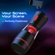 Load image into Gallery viewer, 【Partner Play】LickMe Phone Holder 4 Suction 7 Tongue-Licking Voice Function Male Stroker Masturbator
