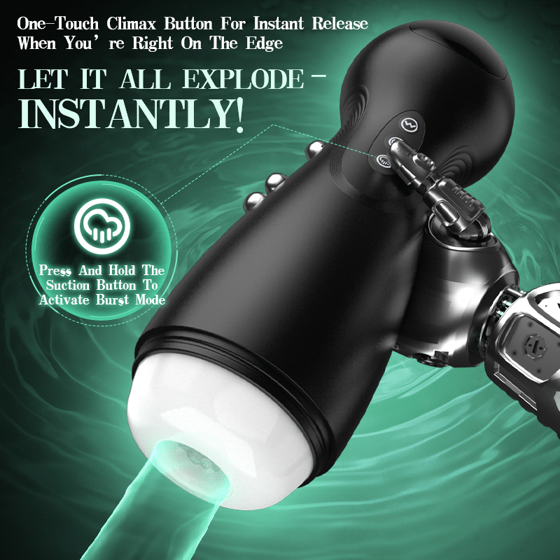 SolaceX Intense Suction & Vibration Pleasure Male Masturbator