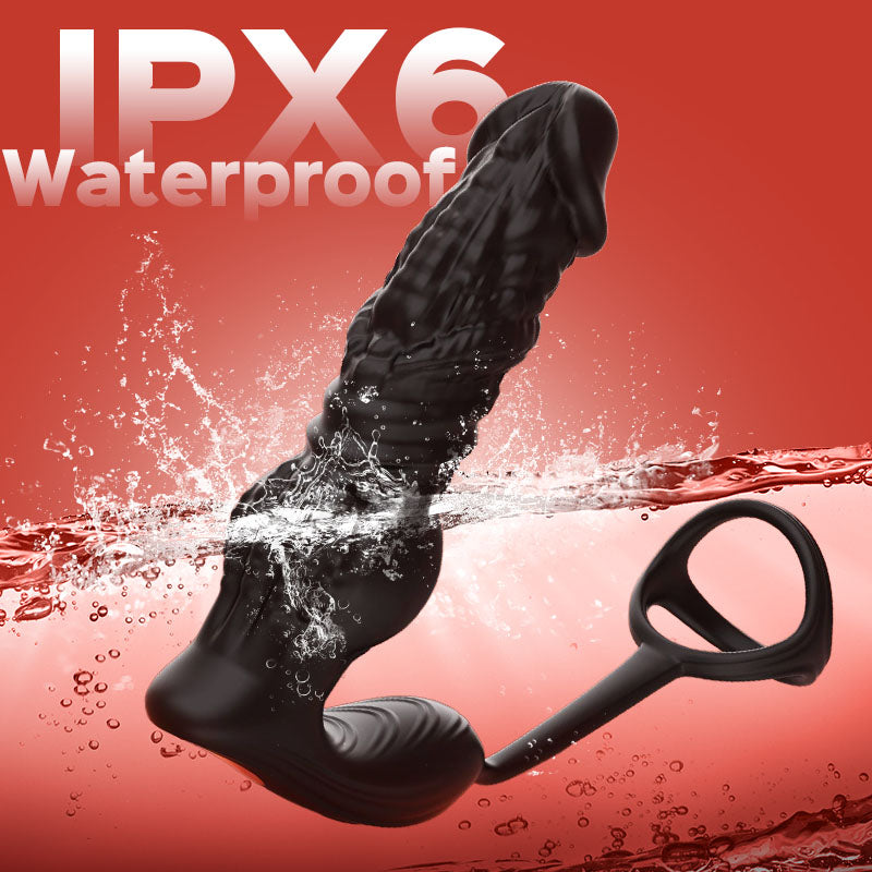 【Upgrade APP Control】Secure Pleasure Elite Fast Thrusting 6-in-1 Prostate Massager with Remote Control