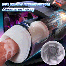 Load image into Gallery viewer, Turbo 10-Mode Explosive Thrusting Stroker – Immersive Gamepad Design with Phone Holder