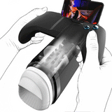 Turbo 10-Mode Explosive Thrusting Stroker – Immersive Gamepad Design with Phone Holder