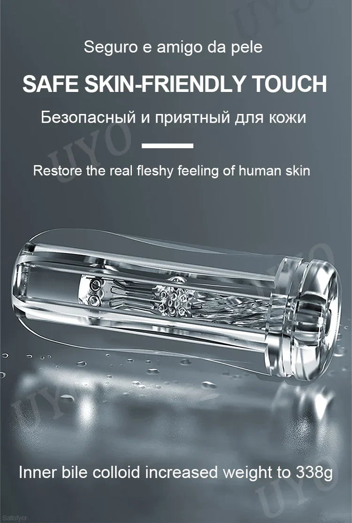 Sejing Snow Mountain Aircraft Cup Men's Manual Silicone Training Masturbation Adult Sex Products Wholesale