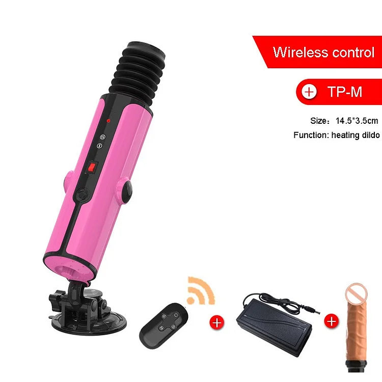 Intellectual Full-automatic Telescopic Gun Electric Dildo Female Pile Driving Artillery