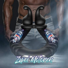 Load image into Gallery viewer, 10 Frequency Vbration Longer Harder Vibrating Dual Penis Ring Dildo Stretchy Cock Ring