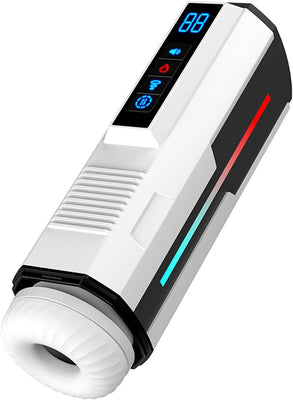 Automatic Male Masturbator Sex Toys for Men, Adult Toy Penis Pump with 7 Vibrating & 5 Sucking Thrusting Modes, LCD Display Mens Realistic Pocket Pussy Stroker Blowjob Machine