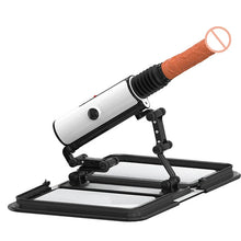 Load image into Gallery viewer, Leather Bag Female Sex Machine Masturbation Pumping Gun With Dildos