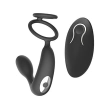 Load image into Gallery viewer, Remote Control Lock Semen Men&#39;s Vibration Front And Rear Atrium Anal Plug Stimulation Masturbation Device