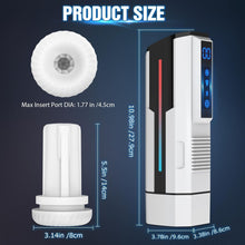 Load image into Gallery viewer, Automatic Male Masturbator Sex Toys for Men, Adult Toy Penis Pump with 7 Vibrating &amp; 5 Sucking Thrusting Modes, LCD Display Mens Realistic Pocket Pussy Stroker Blowjob Machine