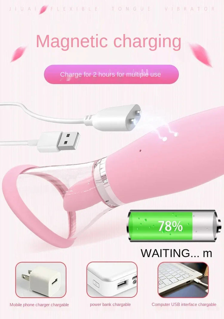 Vibrating Rod, Automatic Masturbator For Female Orgasm, Female Articles, Sex Toys, Adult Toys, Tongue, Spirit Absorber