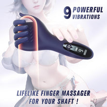 Load image into Gallery viewer, “God's right hand” – vibration function with 9 frequencies, simulated design, suitable for users with large penises.
