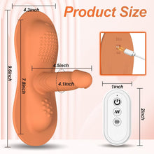 Load image into Gallery viewer, Sit and Ride Dildo Vibrators Sex Toys Machine for Women Men Couples, Himitsuna Remote Control Vibrator Clit Anal G Spot Double Stimulator with 10+10 Vibrating Modes, Monster Dildo Mount Adult Sex Toy