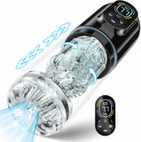 Automatic Male Masturbator Sex Toys for Men, Male Sex Toys Penis Pump with 7 Sucking & Vibrating & Thrusting & Rotating & Licking, Mens Sex Toy Adult Toys Blowjob Sex Machine Pocket Pussy Stroker