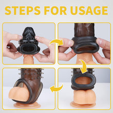 Load image into Gallery viewer, Dovelo Reusable Penis Sleeve Cock Extender / Condom