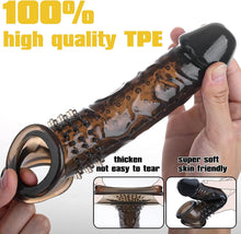 Load image into Gallery viewer, Dovelo Reusable Penis Sleeve Cock Extender / Condom