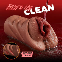 Load image into Gallery viewer, Realistic Pocket Pussy Male Masturbator, Thick Labia Pussy Masturbators Sex Toy with 5D Deep Vagina and Tight Anus, Lifelike Blowjob Male Stroker Adult Sex Toys for Men Masturbation