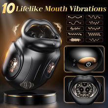 Load image into Gallery viewer, Male Sex Toys for Men - Male Masturbator Penis Vibrator with 10 Vibrating &amp; APP, Mouth Blowjob Male Stroker Trainer Adult Toys for Prolong Endurance, Pocket Pussy Mens Sex Toy Sex Machine