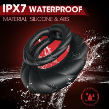 Load image into Gallery viewer, Vibrating Cock Ring Sex Toys for Men - Penis Ring Vibrator with 10 Vibrations, Adult Male Sex Toy for Longer Harder Stronger, Double Penis Vibrators, Couples Mens Male Adult Sex Toys &amp; Games