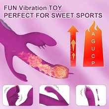 Load image into Gallery viewer, Trident 4-in-1 Heating Telescopic Swinging Tongue-licking Vibrator