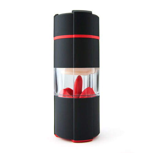 Rechargeable licking realistic masturbator