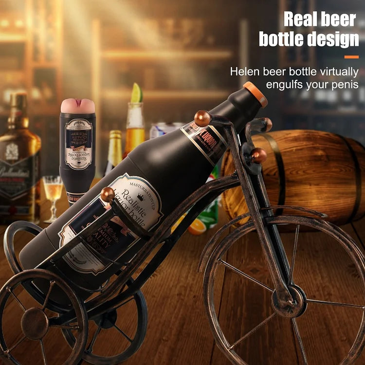 XISE avion tasse simulation de dispositif de masturbation masculine Yin type de bouteille de vin adulte fournit des jouets sexuels au nom de