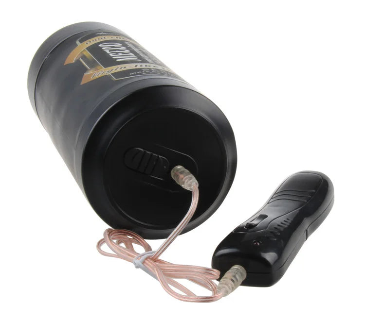 Adult Products Beer Bottle Manual Vibration Mouth And Anus Simulation Inverted Male Masturbation Aircraft Cup