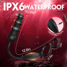 Load image into Gallery viewer, ARCHIE4 - App Control Vibrating and Thrusting Anal Plug
