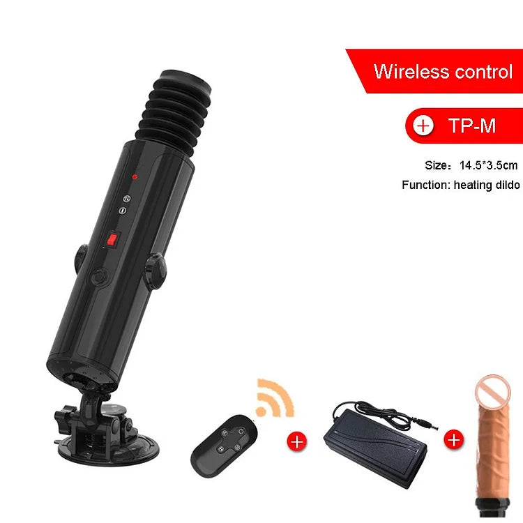 Intellectual Full-automatic Telescopic Gun Electric Dildo Female Pile Driving Artillery