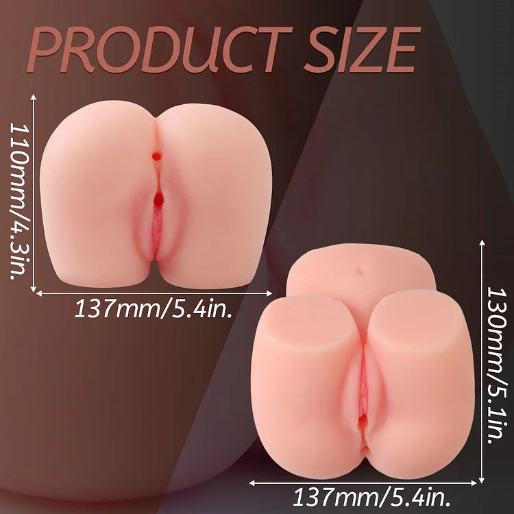 2.2lb Realistic Sex Dolls Pocket Pussy Ass Vagina Sex Stroker